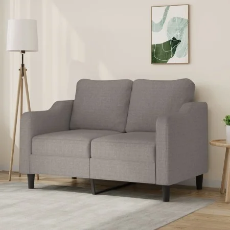 Zweiplätziges Sofa aus grauem Taupe-Stoff, 140 cm. von , Sofas - Ref: Foro24-359358, Preis: 211,90 €, Rabatt: %