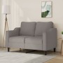 Zweiplätziges Sofa aus grauem Taupe-Stoff, 140 cm. von , Sofas - Ref: Foro24-359358, Preis: 203,55 €, Rabatt: %