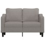 Sofá de 2 plazas de tela gris taupé 140 cm by , Sofas - Ref: Foro24-359358, Price: 203,55 €, Discount: %