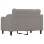 Zweiplätziges Sofa aus grauem Taupe-Stoff, 140 cm. von , Sofas - Ref: Foro24-359358, Preis: 211,90 €, Rabatt: %