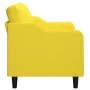 Sofá de 2 plazas de tela amarillo claro 140 cm by , Sofas - Ref: Foro24-359364, Price: 225,44 €, Discount: %