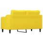 Sofá de 2 plazas de tela amarillo claro 140 cm by , Sofas - Ref: Foro24-359364, Price: 228,67 €, Discount: %
