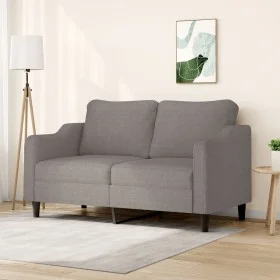 Zweiplätziges Sofa aus grauem Taupe-Stoff, 140 cm. von , Sofas - Ref: Foro24-359366, Preis: 222,04 €, Rabatt: %