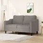 Sofá de 2 plazas de tela gris taupé 140 cm by , Sofas - Ref: Foro24-359366, Price: 222,04 €, Discount: %