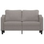 Sofá de 2 plazas de tela gris taupé 140 cm by , Sofas - Ref: Foro24-359366, Price: 225,25 €, Discount: %