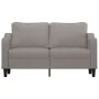 Zweiplätziges Sofa aus grauem Taupe-Stoff, 140 cm. von , Sofas - Ref: Foro24-359366, Preis: 222,04 €, Rabatt: %