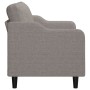 Sofá de 2 plazas de tela gris taupé 140 cm by , Sofas - Ref: Foro24-359366, Price: 225,25 €, Discount: %