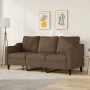 Sofá de 3 plazas de tela marrón 180 cm by , Sofas - Ref: Foro24-359370, Price: 340,16 €, Discount: %