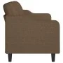Sofá de 3 plazas de tela marrón 180 cm by , Sofas - Ref: Foro24-359370, Price: 340,16 €, Discount: %