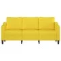 Sofá de 3 plazas de tela amarillo claro 180 cm by , Sofas - Ref: Foro24-359372, Price: 238,02 €, Discount: %