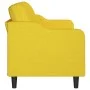 Sofá de 3 plazas de tela amarillo claro 180 cm by , Sofas - Ref: Foro24-359372, Price: 238,02 €, Discount: %