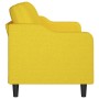 Sofá de 3 plazas de tela amarillo claro 180 cm by , Sofas - Ref: Foro24-359372, Price: 231,52 €, Discount: %