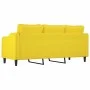 Sofá de 3 plazas de tela amarillo claro 180 cm by , Sofas - Ref: Foro24-359372, Price: 238,02 €, Discount: %