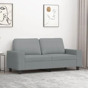Zweiplätziges Sofa aus hellgrauem Stoff, 140 cm. von , Sofas - Ref: Foro24-359391, Preis: 279,79 €, Rabatt: %