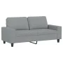Zweiplätziges Sofa aus hellgrauem Stoff, 140 cm. von , Sofas - Ref: Foro24-359391, Preis: 279,79 €, Rabatt: %