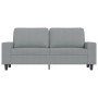 Zweiplätziges Sofa aus hellgrauem Stoff, 140 cm. von , Sofas - Ref: Foro24-359391, Preis: 284,60 €, Rabatt: %