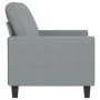 Zweiplätziges Sofa aus hellgrauem Stoff, 140 cm. von , Sofas - Ref: Foro24-359391, Preis: 279,79 €, Rabatt: %