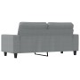 Sofá de 2 plazas de tela gris claro 140 cm de , Sofás - Ref: Foro24-359391, Precio: 284,60 €, Descuento: %