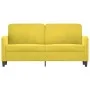Sofá de 2 plazas terciopelo amarillo 140 cm by , Sofas - Ref: Foro24-359448, Price: 203,28 €, Discount: %