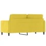 Sofá de 2 plazas terciopelo amarillo 140 cm by , Sofas - Ref: Foro24-359448, Price: 203,28 €, Discount: %