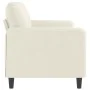 Sofá de 3 plazas terciopelo color crema 180 cm by , Sofas - Ref: Foro24-359460, Price: 316,98 €, Discount: %