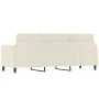 Sofá de 3 plazas terciopelo color crema 180 cm by , Sofas - Ref: Foro24-359460, Price: 316,98 €, Discount: %