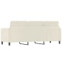 Sofá de 3 plazas terciopelo color crema 180 cm by , Sofas - Ref: Foro24-359460, Price: 323,13 €, Discount: %