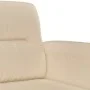 Sofá de 2 plazas de tela de microfibra color crema 140 cm by , Sofas - Ref: Foro24-359565, Price: 231,64 €, Discount: %