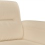 Sofá de 2 plazas de tela de microfibra color crema 140 cm by , Sofas - Ref: Foro24-359565, Price: 249,13 €, Discount: %