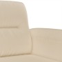 Dreisitzer-Sofa aus cremefarbener Mikrofaser, 180 cm. von , Sofas - Ref: Foro24-359571, Preis: 346,81 €, Rabatt: %