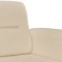 Sofá de 3 plazas de tela de microfibra color crema 180 cm by , Sofas - Ref: Foro24-359571, Price: 343,02 €, Discount: %