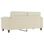 Zweisitziges Kunstledersofa in Cremefarbe, 140 cm. von , Sofas - Ref: Foro24-359584, Preis: 281,91 €, Rabatt: %