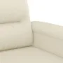 Sofá de 2 plazas de cuero sintético color crema 140 cm by , Sofas - Ref: Foro24-359584, Price: 281,91 €, Discount: %