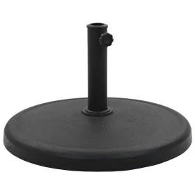 Runder schwarzer Polyresin-Sonnenschirmständer, 19 kg von vidaXL, Schirmständer - Ref: Foro24-45197, Preis: 65,81 €, Rabatt: %