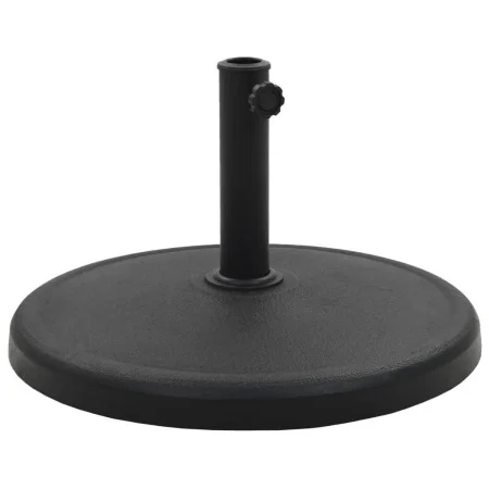 Runder schwarzer Polyresin-Sonnenschirmständer, 19 kg von vidaXL, Schirmständer - Ref: Foro24-45197, Preis: 65,81 €, Rabatt: %