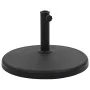 Runder schwarzer Polyresin-Sonnenschirmständer, 19 kg von vidaXL, Schirmständer - Ref: Foro24-45197, Preis: 65,81 €, Rabatt: %