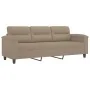 Dreisitzer-Sofa aus grauem Taupe-Mikrofaserstoff, 180 cm. von , Sofas - Ref: Foro24-359567, Preis: 356,09 €, Rabatt: %