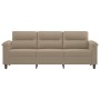 Dreisitzer-Sofa aus grauem Taupe-Mikrofaserstoff, 180 cm. von , Sofas - Ref: Foro24-359567, Preis: 362,96 €, Rabatt: %