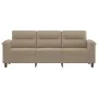 Dreisitzer-Sofa aus grauem Taupe-Mikrofaserstoff, 180 cm. von , Sofas - Ref: Foro24-359567, Preis: 356,09 €, Rabatt: %