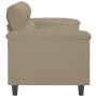 Sofá de 3 plazas de tela microfibra gris taupe 180 cm by , Sofas - Ref: Foro24-359567, Price: 356,09 €, Discount: %