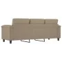 Dreisitzer-Sofa aus grauem Taupe-Mikrofaserstoff, 180 cm. von , Sofas - Ref: Foro24-359567, Preis: 356,09 €, Rabatt: %