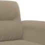 Sofá de 3 plazas de tela microfibra gris taupe 180 cm by , Sofas - Ref: Foro24-359567, Price: 356,09 €, Discount: %