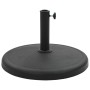 Base de sombrilla redonda de poliresina negra 19 kg de vidaXL, Bases para sombrillas - Ref: Foro24-45197, Precio: 63,17 €, De...