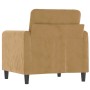 Brauner Samtsessel, 60 cm. von , Sofas - Ref: Foro24-359429, Preis: 121,30 €, Rabatt: %