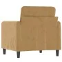 Sillón de terciopelo marrón 60 cm de , Sofás - Ref: Foro24-359429, Precio: 120,02 €, Descuento: %