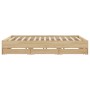 Bett aus Sonoma-Eichenholzwerkstoff mit Schubladen, 180 x 200 cm von , Betten und Lattenroste - Ref: Foro24-3207254, Preis: 2...