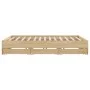 Cama con cajones madera ingeniería roble Sonoma 180x200 cm de , Camas y somieres - Ref: Foro24-3207254, Precio: 234,35 €, Des...