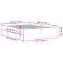Cama con cajones madera ingeniería roble Sonoma 120x200 cm de , Camas y somieres - Ref: Foro24-3207282, Precio: 257,11 €, Des...