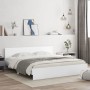 Weißer Bettrahmen mit Kopfteil 160x200 cm von , Betten und Lattenroste - Ref: Foro24-3207469, Preis: 150,61 €, Rabatt: %