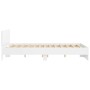 Weißer Bettrahmen mit Kopfteil 140x200 cm von , Betten und Lattenroste - Ref: Foro24-3207483, Preis: 133,96 €, Rabatt: %